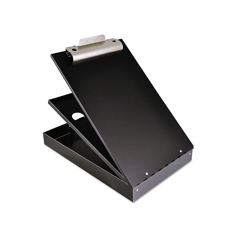 Saunders Cruiser-Mate Recycled Aluminum Storage Clipboard, Letter Size, Black (21117) image 1