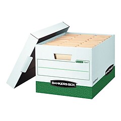 Bankers Box R-Kive Heavy-Duty FastFold File Storage Boxes, Lift
