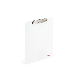 Poppin Plastic Clipboard, White (100149)