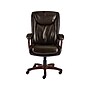 Staples® Westcliffe Ergonomic Leather Swivel Executive Chair, Brown (50219R-CC)~#|#~sp37727213_sc7