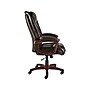 Staples® Westcliffe Ergonomic Leather Swivel Executive Chair, Brown (50219R-CC)~#|#~sp37727216_sc7