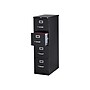 Staples 4-Drawer Vertical File Cabinet, Letter Size, Lockable, 51.97"H x 14.9"W x 26.5"D, Black (59603/25411)~#|#~sp37727329_sc7