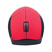 Staples 25567 Wireless Optical Mouse, Red
