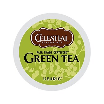 Celestial Seasonings Green Tea, Keurig K-Cup Pods, 24/Box (14734)
