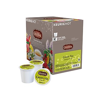 Celestial Seasonings Green Tea, Keurig® K-Cup® Pods, 24/Box (14734)