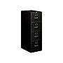 HON 510 Series 4-File Drawers Vertical File Cabinet, Legal Size, Lockable, 51.97"H x 18.27"W x 25"D, Black (514CPP)~#|#~sp37727453_sc7