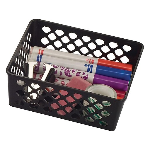 Achieva Craft Storage Basket, Black, 3/Pk (26201) Staples