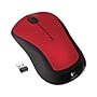 Logitech M310 Wireless Ambidextrous Optical USB Mouse, Flame Red (910-002486)~#|#~sp37727918_sc7