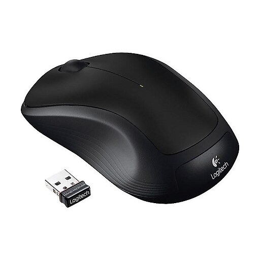 Logitech M310 Wireless Ambidextrous Optical Mouse, Black (910004277