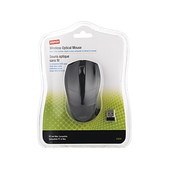 Staples Wireless Optical Mouse, Black (23420 )
