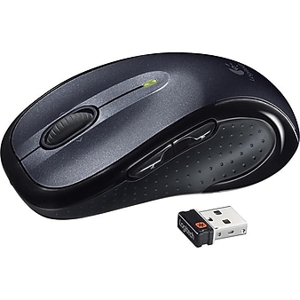 Logitech M510 Wireless Optical USB Mouse, Black (910-001822)