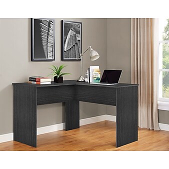 Easy 2 Go Corner Computer Desk, Gray (WE-OF-0152G)