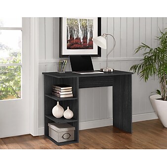 Easy 2 Go 40"W x 19"D Student Desk with Bookcases, Gray (WE-OF-0146G)