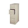 Staples Commercial 4-Drawer Vertical File Cabinet, Letter Size, Lockable, 51.97"H x 14.9"W x 26.5"D, Putty (59597/25410)~#|#~sp37848921_sc7