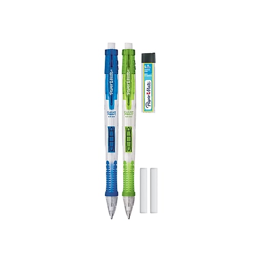 Paper Mate Clearpoint Mechanical Pencils, 0.9mm, HB 2, 2 Pack at Staples
