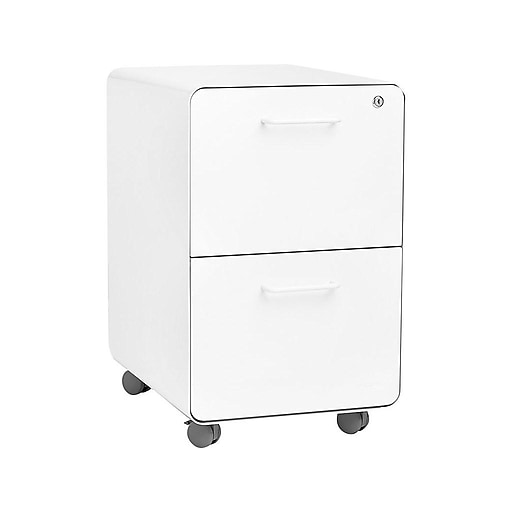 Shop Staples For Poppin Stow File Cabinet Rolling 2 Drawer