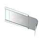Azar Displays Adhesive Nameplate Sign Holder, 8.5"W x 2"H, Clear, 10/Pack (199608)~#|#~sp37916807_sc7
