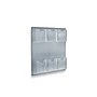 Azar Brochure Holder, 14.75" x 16.25", Vertical, Wall Mounted, Clear, Acrylic, 2/Pack (252066)~#|#~sp37916809_sc7