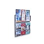 Azar Brochure Holder, 14.75" x 16.25", Vertical, Wall Mounted, Clear, Acrylic, 2/Pack (252066)~#|#~sp37916810_sc7