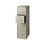 Staples Commercial 4-Drawer Vertical File Cabinet, Letter Size, Lockable, 51.97"H x 15"W x 22"D, Putty (22336D)~#|#~sp37916844_sc7