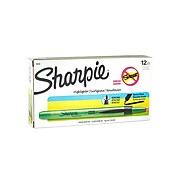 Sharpie Accent Retractable Highlighter, Chisel Tip, Green, Dozen (28026)