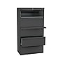 HON Brigade 700 Series 5-Drawer Lateral File Cabinet, Locking, Letter/Legal, Charcoal, 36"W (HON-785LS)~#|#~sp37916933_sc7