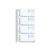 Rediform Phone Message Pad, 3" x 5", Unruled, White/Blue, 100 Sheets/Pad (50076)