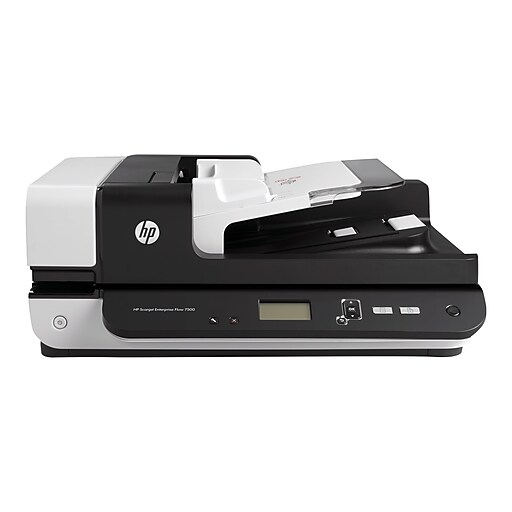 HP ScanJet Enterprise Flow 7500 L2725BBGJ Desktop Scanner, Black/White