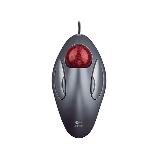 Logitech Trackman Marble Wired Ambidextrous Trackball Mouse 910 000806 At Staples
