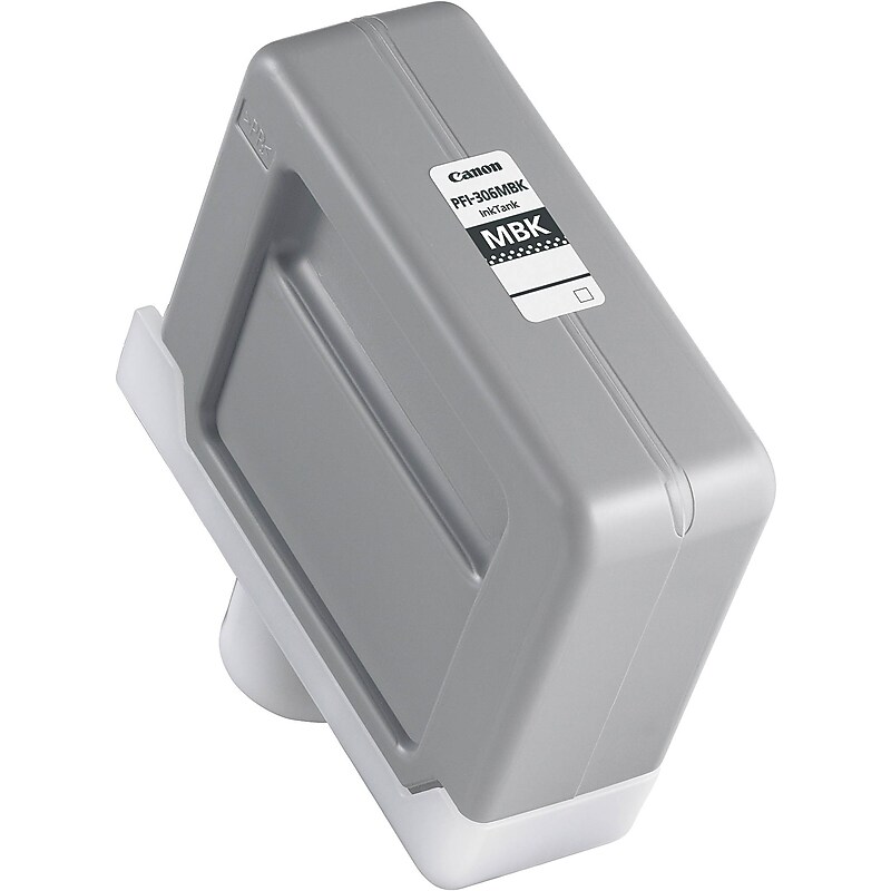 Canon PFI-306 Black Matte Standard Yield Ink Tank Cartridge (6656B001AA) image 1