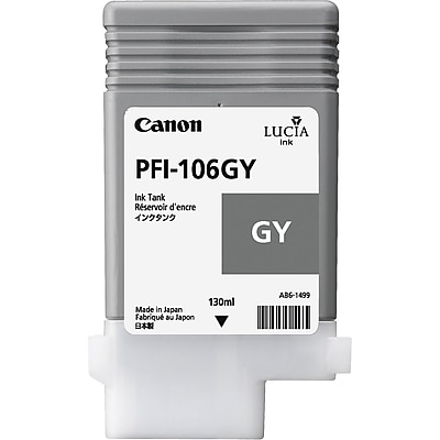 Canon PFI-106 Gray Standard Yield Ink Cartridge (6630B001AA) Sansujyuku sansujyuku.com