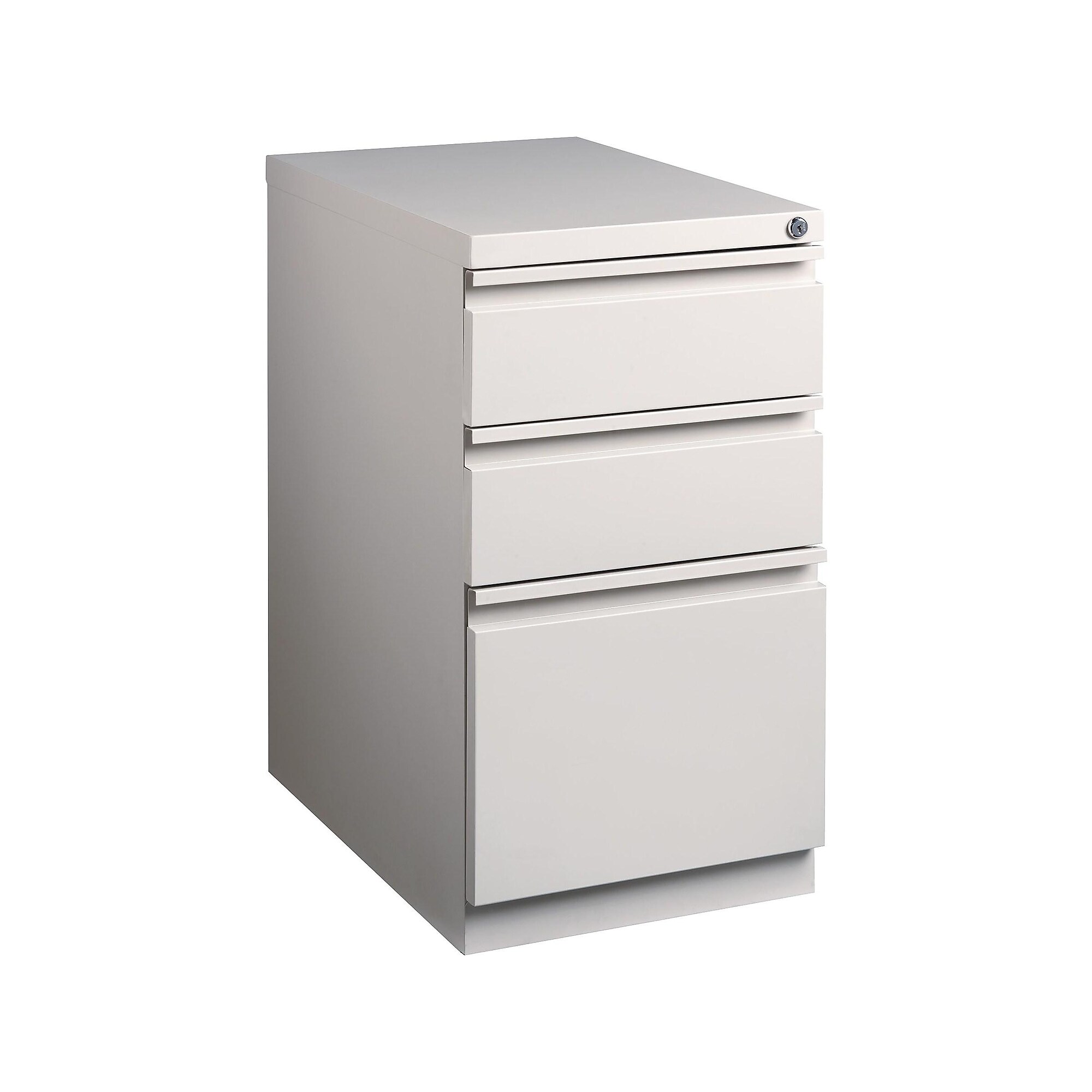 Staples 3-Drawer Vertical File Cabinet, Locking, Letter, Putty/Beige, 22.88″D (25168D) Sansujyuku sansujyuku.com