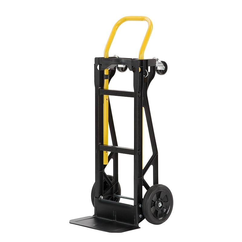 Harper Trucks Convertible Hand Truck, 400 lb. Capacity, Black/Yellow (PJDY2223A) image 1