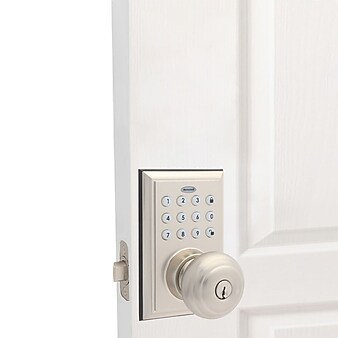 Honeywell Bluetooth Digital Door Knob Lock, Satin Nickel (8832301S)