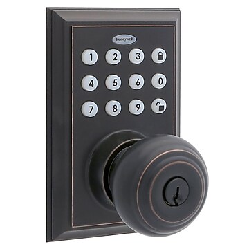 Honeywell 8832401S Smart Door Locks Digital Door Knob Bluetooth Door Lock, Oil Rubbed Bronze