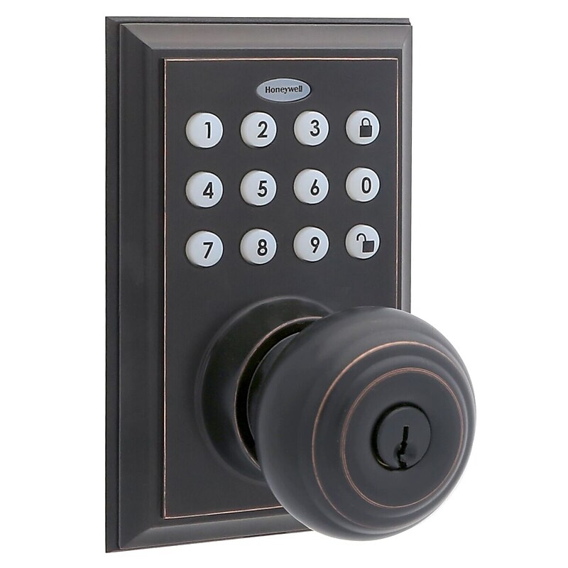 Honeywell Bluetooth Digital Door Knob Lock, Oil Rubbed Bronze (8832401S) image 1