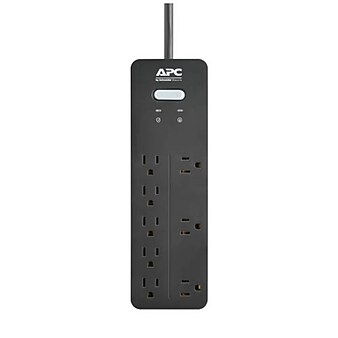 APC Home/Office SurgeArrest 8 Outlet Electronic Surge, 6' Cord, 2160 Joules (PH8)