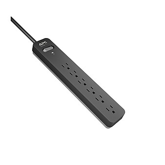 APC Essential Surgearrest 6 Outlet Electronic Surge, 10' Cord, 1080 Joules (PE610)