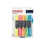 Staples Hype Tank Highlighters with Grip, Chisel Tip, Assorted, 5/Pack (29228)~#|#~sp38165013_sc7