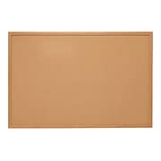 Staples Standard Durable Cork Bulletin Board, Oak Frame