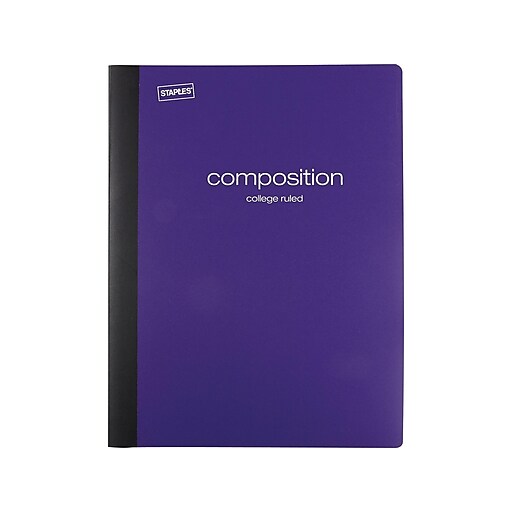 Shop Staples for Staples® Poly Composition Notebook, College Ruled