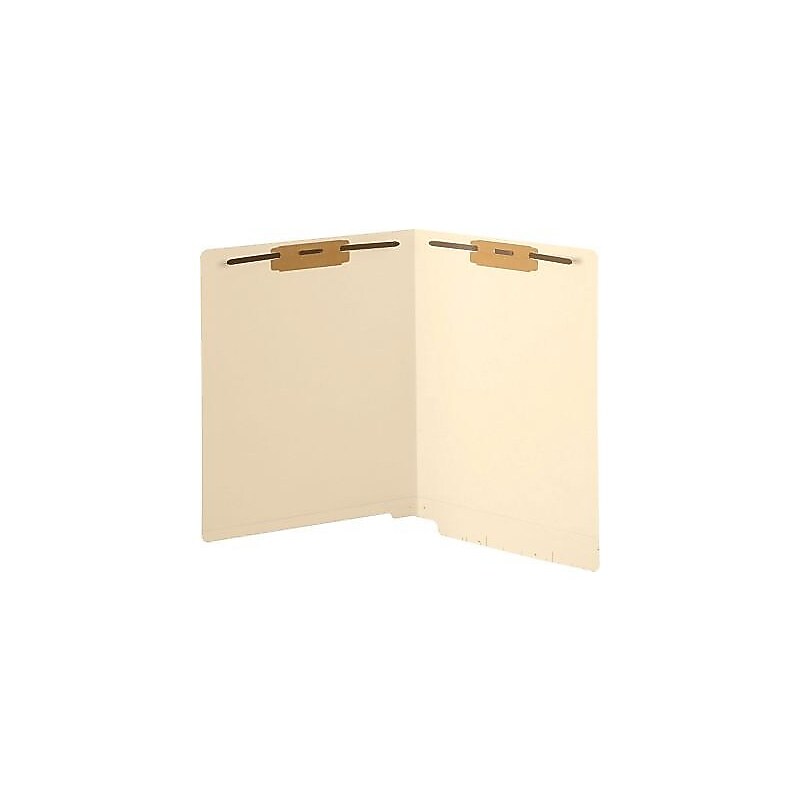 Medical Arts Press Heavy Duty Reinforced Extended End-Tab Folder, Manila, 50/Box image 1
