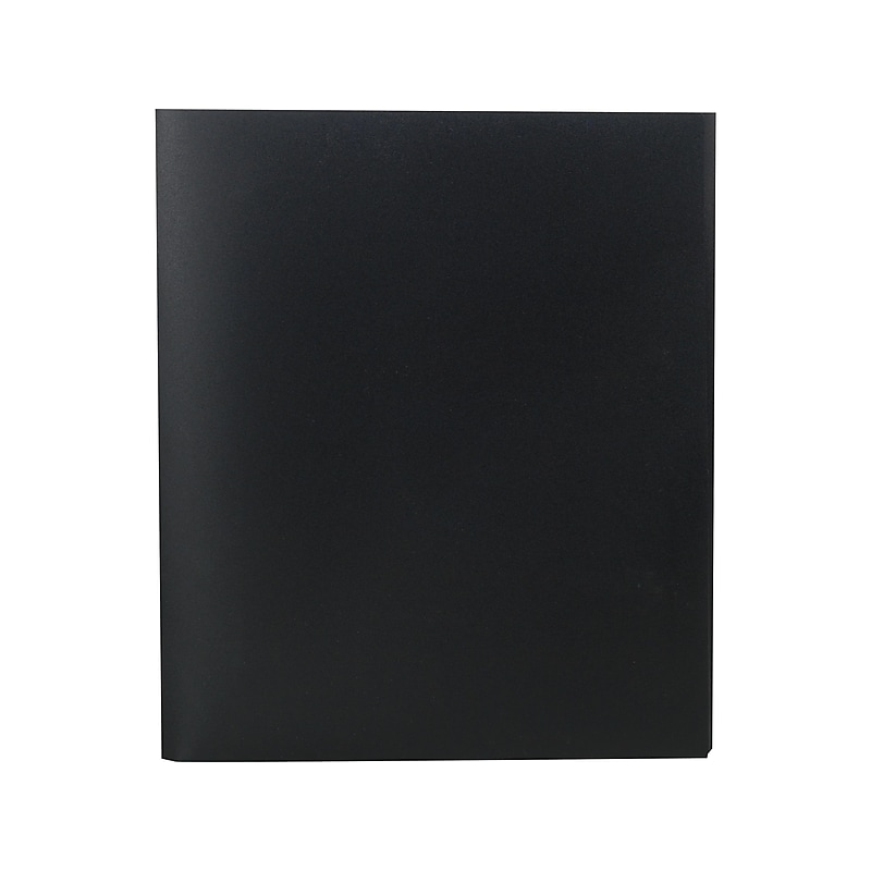Staples Tri-Fold Folders, Black, 5/Pack (23306) image 1