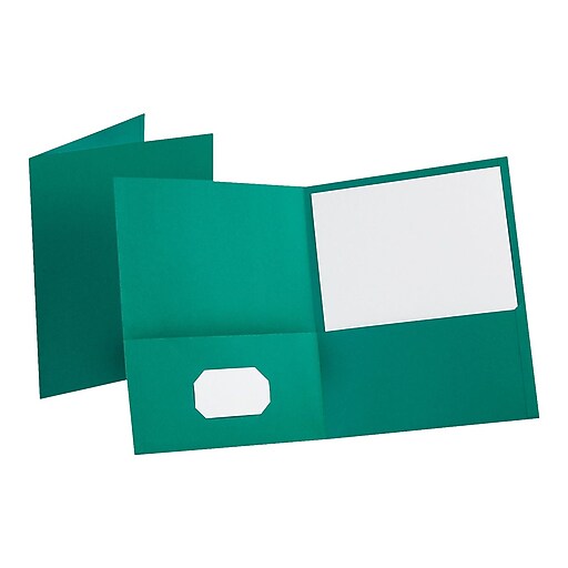 Staples® 2Pocket Folder, Teal at Staples