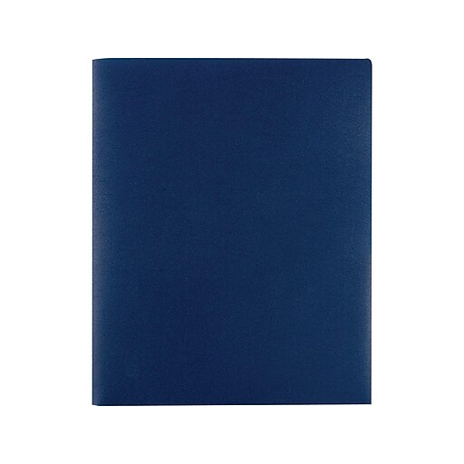 Staples® Poly 2Pocket Folders, Dark Blue at Staples