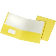 Staples 2-Pocket Folders White 10/Pack 905671 13384-CC 