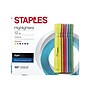 Staples Hype Tank Highlighters, Chisel Tip, Assorted, Dozen (29204-CC)~#|#~sp38165235_sc7