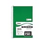 Mead Spiral 3-Subject Notebooks, 5.5" x 9.5", College Ruled, 150 Sheets, Assorted Colors (06900)~#|#~sp38165417_sc7
