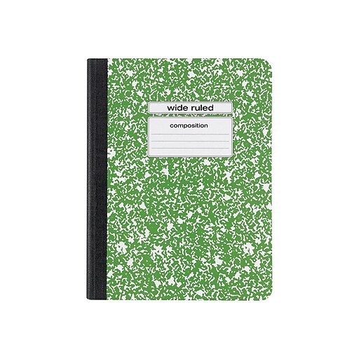 Shop Staples for Staples® Composition Notebook, Wide Ruled, 93/4" x 7