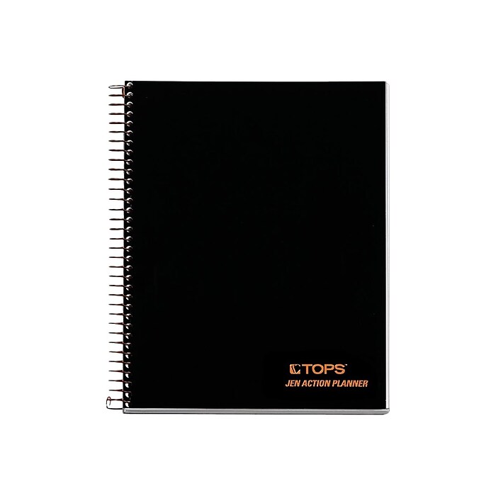 TOPS Jen Action Planner 1-Subject Notebook, 6.73